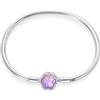 KUNSIR Moments-Bracciale Donna Adatto per Ciondolo Argento Sterling 925 Braccialetto Snake Bracciali Compatibile con Pandora Ciondolo