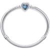KUNSIR Moments-Bracciale Donna Adatto per Ciondolo Argento Sterling 925 Braccialetto Snake Bracciali Compatibile con Pandora Ciondolo