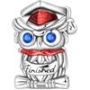 TINSLO Bead Charm Ciondolo Argento Sterling 925 con Cubic Zirconia Pendenti per Pandora Braccialetti, Compatibile con Braccialetti e Collane europei