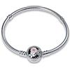 KUNSIR Moments-Bracciale Donna Adatto per Ciondolo Argento Sterling 925 Braccialetto Snake Bracciali Compatibile con Pandora Ciondolo