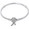 KUNSIR Moments-Bracciale Donna Adatto per Ciondolo Argento Sterling 925 Braccialetto Snake Bracciali Compatibile con Pandora Ciondolo