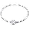 KUNSIR Moments-Bracciale Donna Adatto per Ciondolo Argento Sterling 925 Braccialetto Snake Bracciali Compatibile con Pandora Ciondolo
