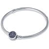 KUNSIR Moments-Bracciale Donna Adatto per Ciondolo Argento Sterling 925 Braccialetto Snake Bracciali Compatibile con Pandora Ciondolo