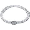 KUNSIR Moments-Bracciale Donna Adatto per Ciondolo Argento Sterling 925 Braccialetto Snake Bracciali Compatibile con Pandora Ciondolo