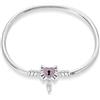 KUNSIR Moments-Bracciale Donna Adatto per Ciondolo Argento Sterling 925 Braccialetto Snake Bracciali Compatibile con Pandora Ciondolo