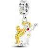 TINSLO Bead Charm Ciondolo Argento Sterling 925 con Cubic Zirconia Pendenti per Pandora Braccialetti, Compatibile con Braccialetti e Collane europei
