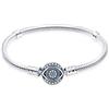 KUNSIR Moments-Bracciale Donna Adatto per Ciondolo Argento Sterling 925 Braccialetto Snake Bracciali Compatibile con Pandora Ciondolo