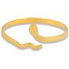 VASSAGO Bracciale a Serpente Aperto Rigido Avvolgente Bypass Regolabile, Gioielli Animale per Mano, per Donne Ragazze, Nessuna Pietra