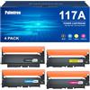 Palmtree 117A Toner Compatibile per HP Color Laser 150nw MFP 179fnw 179fwg 150a 178nw 178nwg Pack da 4