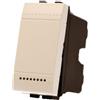 A2ZWORLD 1 Pezzo Deviatore 1P 16A 220V, Compatibile Con Bticino Living Light, Colore Bianco, Retro Illuminabile, 1 Modulo, Serie MBL