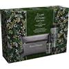 Tesori d'Oriente, Set Regalo Uomo, Include Profumo Aromatico 100 ml, Doccia Shampoo 2 in 1 250 ml, e Trousse da Viaggio, Fragranza Sandalo del Kashmir e Vetiver con Note di Zenzero e Bergamotto