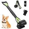 SilverChry Paletta Raccoglitore Feci Cane Pieghevole, 80cm, per Uso Quotidiano all'Aperto