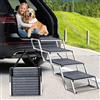 Furggis Rampe per cani extra larghe per auto, 48,2 cm di larghezza, per cani di taglia grande con superficie antiscivolo, scale pieghevoli portatili in alluminio, rampa leggera per animali domestici, per auto