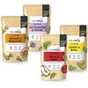 VapoWesp Set di 4 polveri per ogni 100 g | Orange & Rosemary, Apple & Mint, Lemon & Basil, Hay Flowers & Thyme, profumo aromatico per il affumicatore VapoWesp