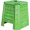 GrecoShop COMPOSTIERA DA GIARDINO IN PLASTICA 80x80x84 cm. 370 lt. ***** DISPONIBILE SOLO DI COLORE ANTRACITE *****