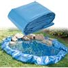 Liyadolaam Telo HDPE Alta Resistenza 0,16 mm per Laghetti e Vasche da Giardino - Guaina Antistrappo Impermeabilizzante per Irrigazione, Fontane e Stagni Koi(1x6m)