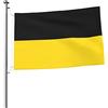 Generic Bandiera Della Monarchia Asburgica Bandiera Pirati Multicolore Banner Durevole Bandiera Decorativa Per Esterni Fattoria Interni 90X150Cm
