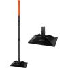 YEELOR Tamper in acciaio da giardino con manico da 45 pollici, resistente, strumento ideale per livellare la suola, la gravità, l'asfalto, il drive