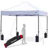 ABCCANOPY Gazebo da terrazzo 2,5 x 2,5 cm, completamente impermeabile, resistente, con borsa per ruote
