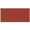 vidaXL Tenda a Rullo Esterno Blocco UV 90% Terracotta 400 x 230 cm, Tenda da balcone, ombrelloni per patio, protezione solare, copertura pergolato, ombre per finestre