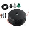 Generic Kit testina per decespugliatore stile OEM per T230 T242 T242X T2510 C230 99944200907 99944200900 99944200902 Corde 225 230 210 Funzionalità Trimmer