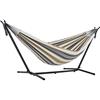 Vivere Do UHSDO8-25 Amaca con Supporto Brasiliana, Cotone, 250 cm, Portata 200 kg Borsa da Trasporto inclu, Luna Doppia, Desert Moon