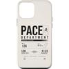 Beats Per Mile Club Custodia per iPhone 12 mini Vintage Pace Dipartimento Distanza Corsa Allenamento Vibe