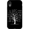 Funny Math Teacher Algebra Geometry Gift Custodia per iPhone XR Matematica Albero Formula Algebra Geometria Calcolo Matematica Insegnante