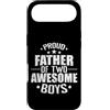 dad two sons proud dad boys father sons Custodia per iPhone Air Orgoglioso padre di due ragazzi