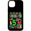 Flo Design Back To School Outfits Custodia per iPhone 14 Plus My First Day of Kindergarten Boy Girls First Day of Kinder