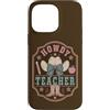 Teacher & Classroom Co. Custodia per iPhone 14 Pro Max Occidentale Insegnante Cowgirl Classroom Apple Bow Western