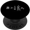 Funny Math Teacher Algebra Geometry Gift Matematica Formula Algebra Calcolo Equazione Numero Insegnante di matematica PopSockets PopGrip Adesivo