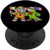Puerto Rico Ivory Coast Cote D'Ivoire Ro Bandiera Porto Rico Costa d'Avorio Portoricane Ivoriano PopSockets PopGrip Adesivo