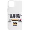 Old Pencil Designs with sarcasm and humo Custodia per iPhone 14 Plus Il computer originale sarcastico divertente IT Tech Print Cancella