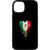 Mexico Flag Custodia per iPhone 13 Bandiera Messico Cuore