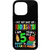Flo Design Back To School Outfits Custodia per iPhone 13 Pro My First Day of Kindergarten Boy Girls First Day of Kinder