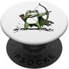 Tiro con l'arco Accessori Regalo Shirts Frog-Archery Arciere Arco e freccia Tiro con l'arco Arciere PopSockets PopGrip Adesivo