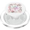 Metatron's Cube Cosmos Metatron Cube con rosa PopSockets PopGrip per MagSafe