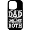 Two Titles Dad Paw Paw Rock Both Grandpa Custodia per iPhone 14 Pro Ho due titoli Dad And Paw Paw e I Rock Them Entrambi