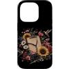 Hummingbird Apparel For You Custodia per iPhone 14 Pro Nurse - Stetoscopio floreale con colibrì, girasole e margherite