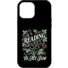 Cottagecore Bookworm Strawberry Graphics Custodia per iPhone 12 Pro Max Reading Is My Jam Amante dei libri Botanico Fragola Art