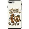 Funny Oktoberfest 2026 Bavarian Food Pun Custodia per iPhone 7 Plus/8 Plus Oktoberfest Wurst Comportamento Divertente Salsiccia Pretzel Cartoon