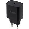 TOOQ TQWC-PDUSBC20B - Caricatore da parete con porta USB C da 20W con PD 3.0, compatibile con iPhone, iPad, AirPods, Huawei, Xiaomi e altro, colore nero