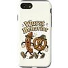 Funny Oktoberfest 2026 Bavarian Food Pun Custodia per iPhone SE (2020) / 7/8 Oktoberfest Wurst Comportamento Divertente Salsiccia Pretzel Cartoon