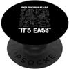 Funny Math Teacher Algebra Geometry Gift Insegnanti di matematica essere come se fosse facile Algebra Formula Geometria PopSockets PopGrip Adesivo