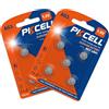 PKCELL LR41 AG3 Batterie a Bottone Alcaline per Penna Laser,Termometro,Giocattolo,Confezione da 10,PKCELL