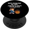 Funny Math Teacher Algebra Geometry Gift Matematica Formula Algebra Calcolo Equazione Numero Insegnante di matematica PopSockets PopGrip Adesivo