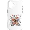 Floral Sole Studio Custodia per iPhone 16 Colorato Floreale Sneakers Primavera Fiori Design