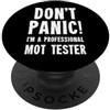 Vehicle Testing & Garage T-Shirts & Gift Tester MOT PopSockets PopGrip Adesivo