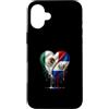 Mexico El Salvador Flag Custodia per iPhone 16 Plus Messico El Salvador